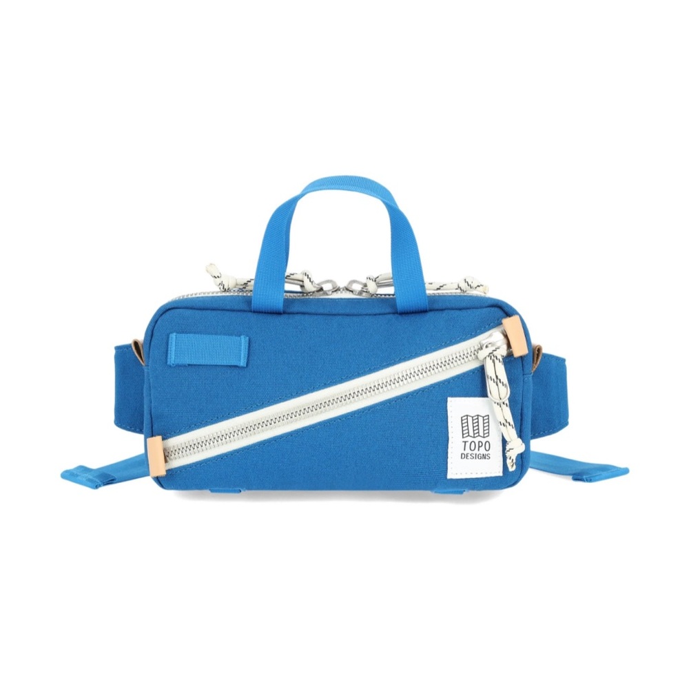Mini quick pack in blue canvas from Topo Designs